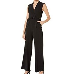 Black sleeveless Jumpsuit Size 10
